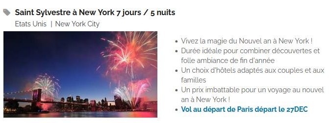 nouvel an new york 5 nuits