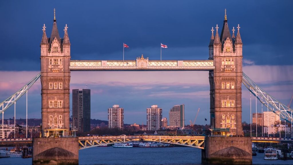 Londres Nouvel An famille