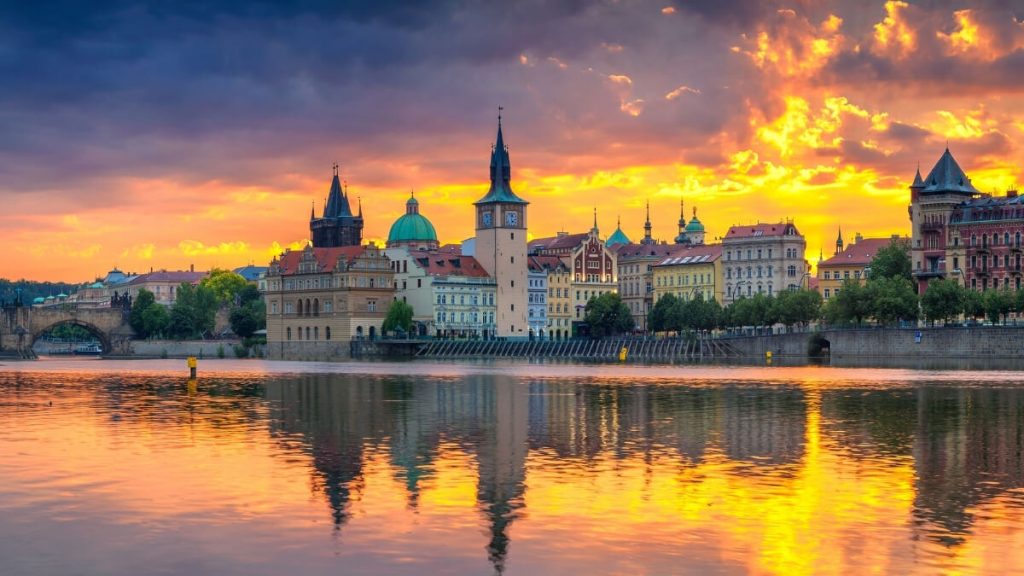 Prague Nouvel An famille