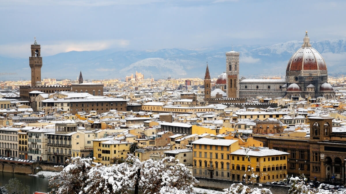 Vue de Florence et de ses monuments